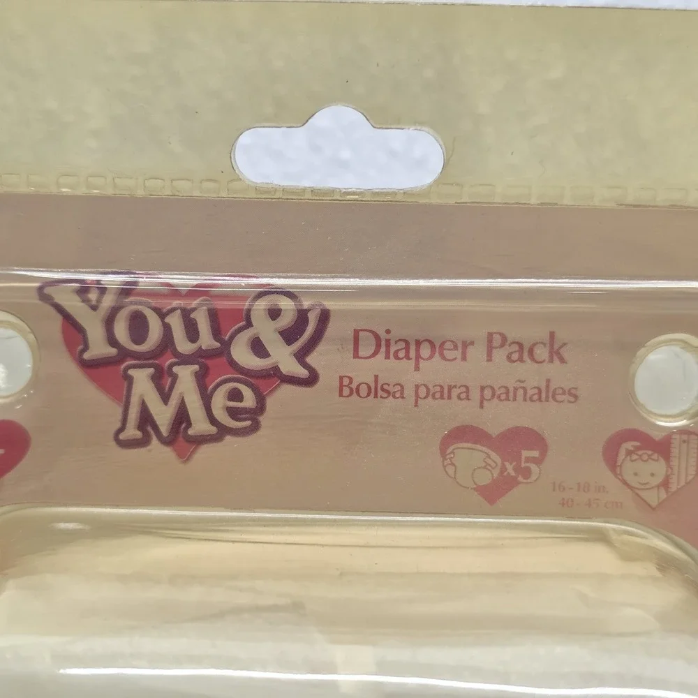 Toys R Us You & Me 2008 Baby Doll Diapers Set of 5 - New
